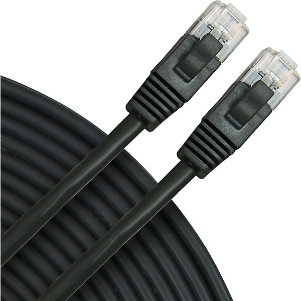 Rapco Horizon Oculus Cat5e Patch Cable Black 5 ft.