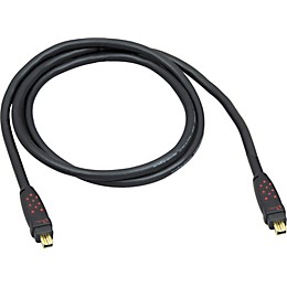 Rapco Horizon Oculus 4-Pin to 4-Pin Firewire Cable, Series 6, Eco-Friendly Black 3 Meter