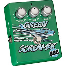 Open Box BBE Green Screamer Vintage Overdrive Guitar Effects Pedal Level 1