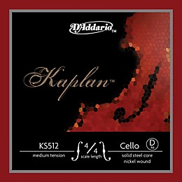 D'Addario Kaplan 4/4 Size Cello Strings 4/4 Size D String