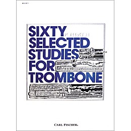 Carl Fischer 60 Selected Studies for Trombone Book 1