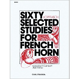 Carl Fischer 60 Selected Studies for French Horn Book 2