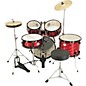 Pulse 5-Piece Junior Drum Set Laser Red