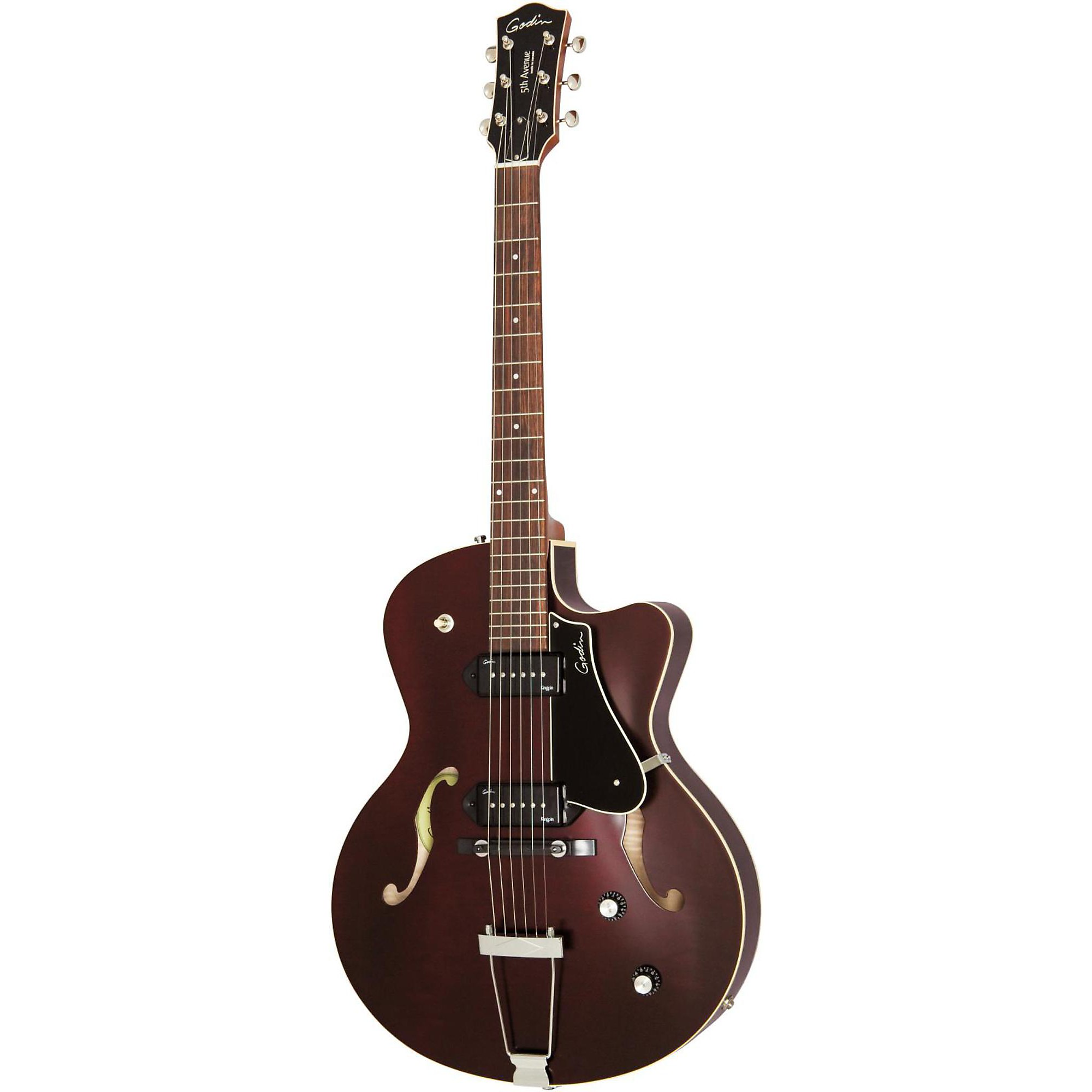 Godin 5th avenue KingpinⅡ cw Open Box Godin 5th Avenue CW Kingpin II Archtop Electric Guitar