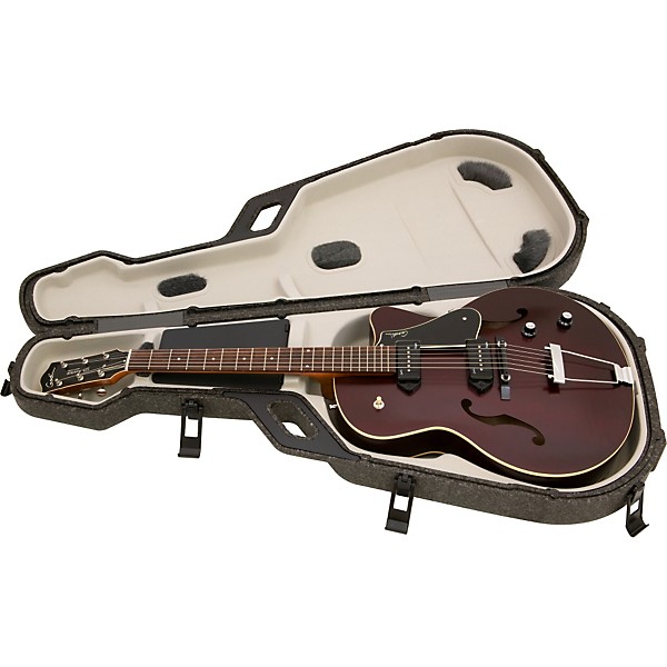 Open Box Godin 5th Avenue CW Kingpin II Archtop Electric Guitar Level 2 Burgundy 190839190918