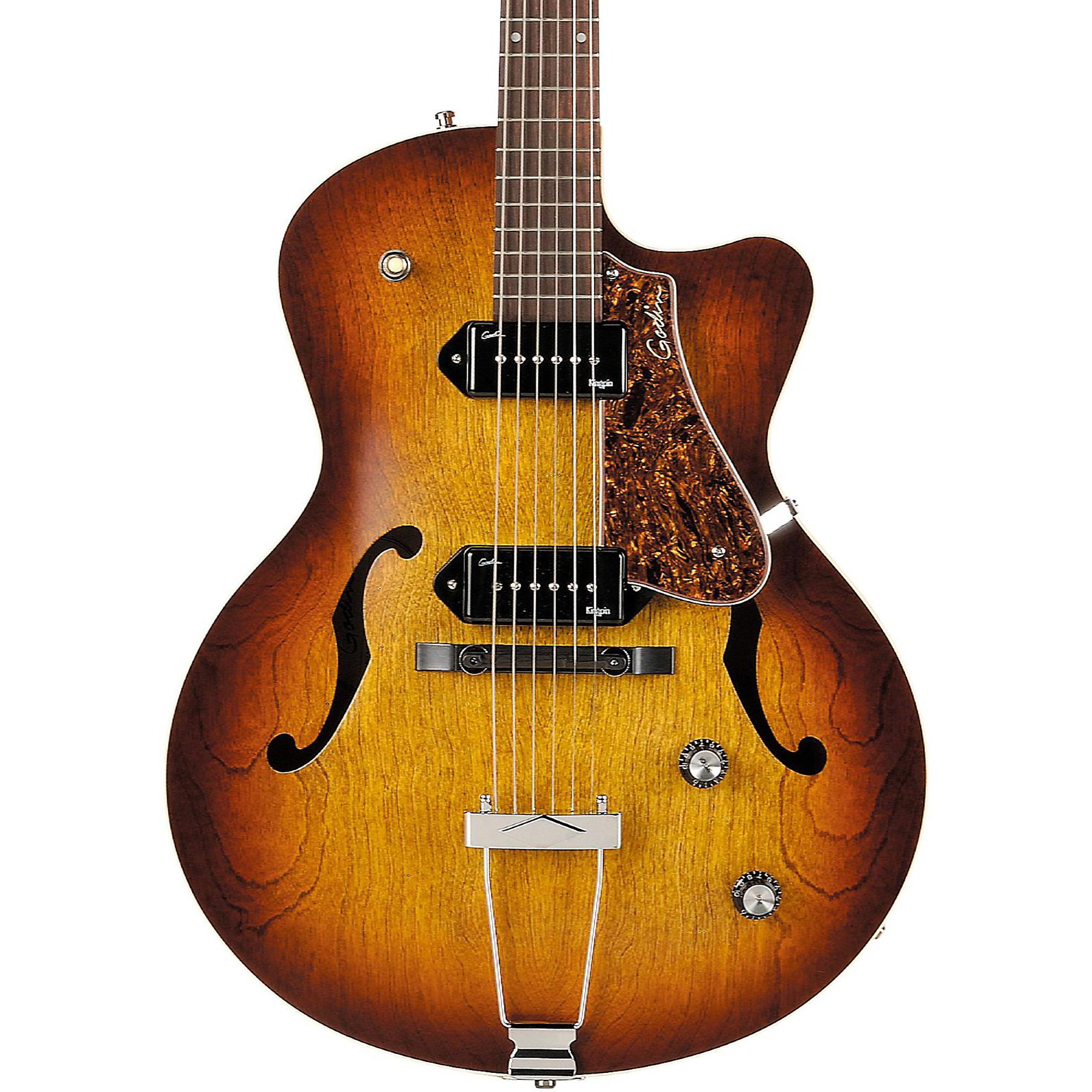 Open Box Godin 5th Avenue CW Kingpin II Archtop Electric