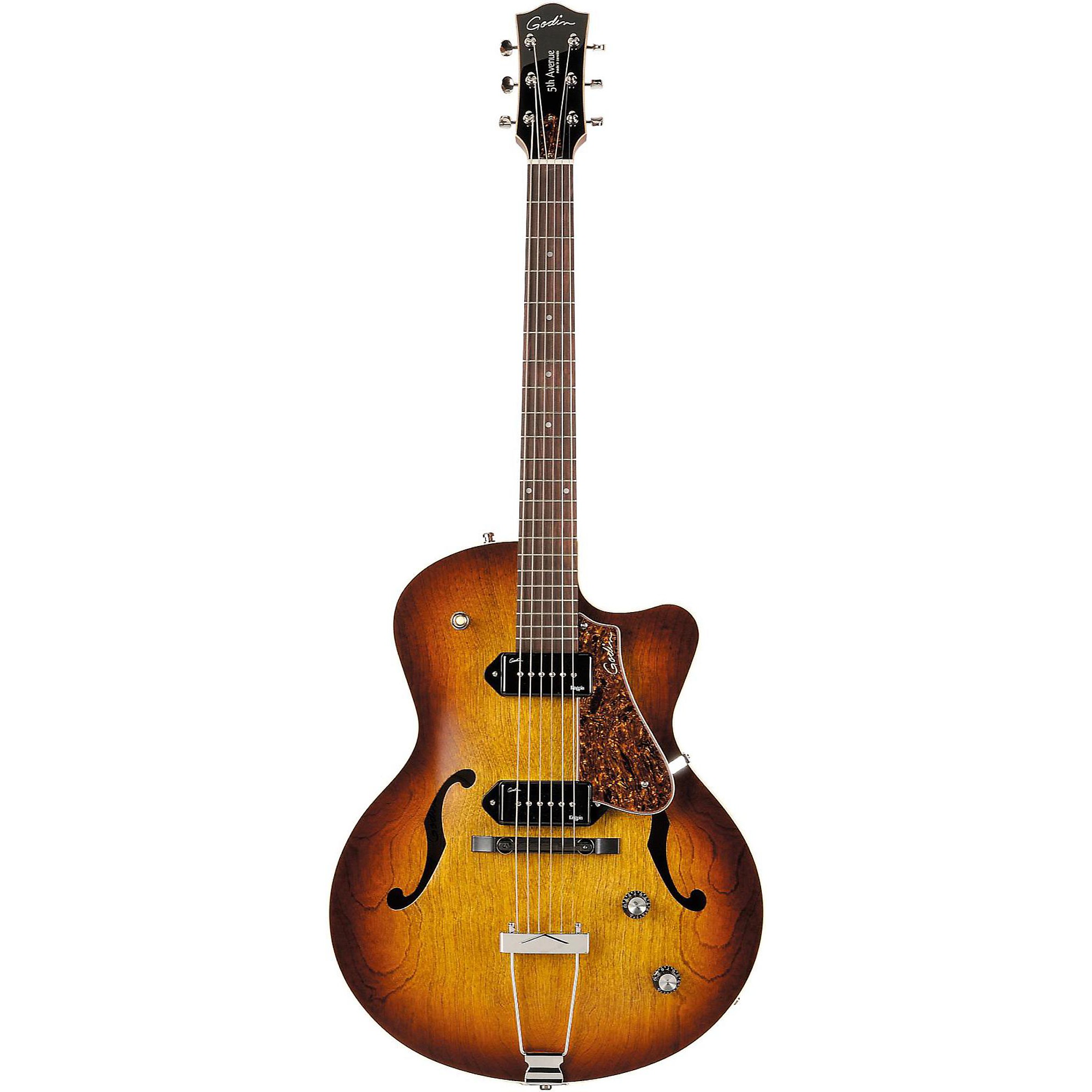 Open Box Godin 5th Avenue CW Kingpin II Archtop Electric Guitar