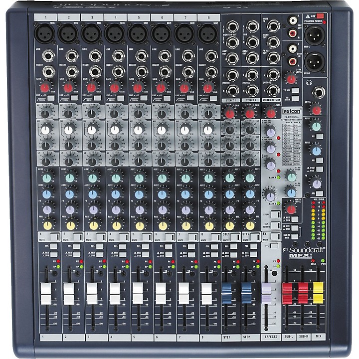 Buy Soundcraft NOTEPAD-8FX; 8CH DESKTOP MIXER W/ USB, 3 BAND