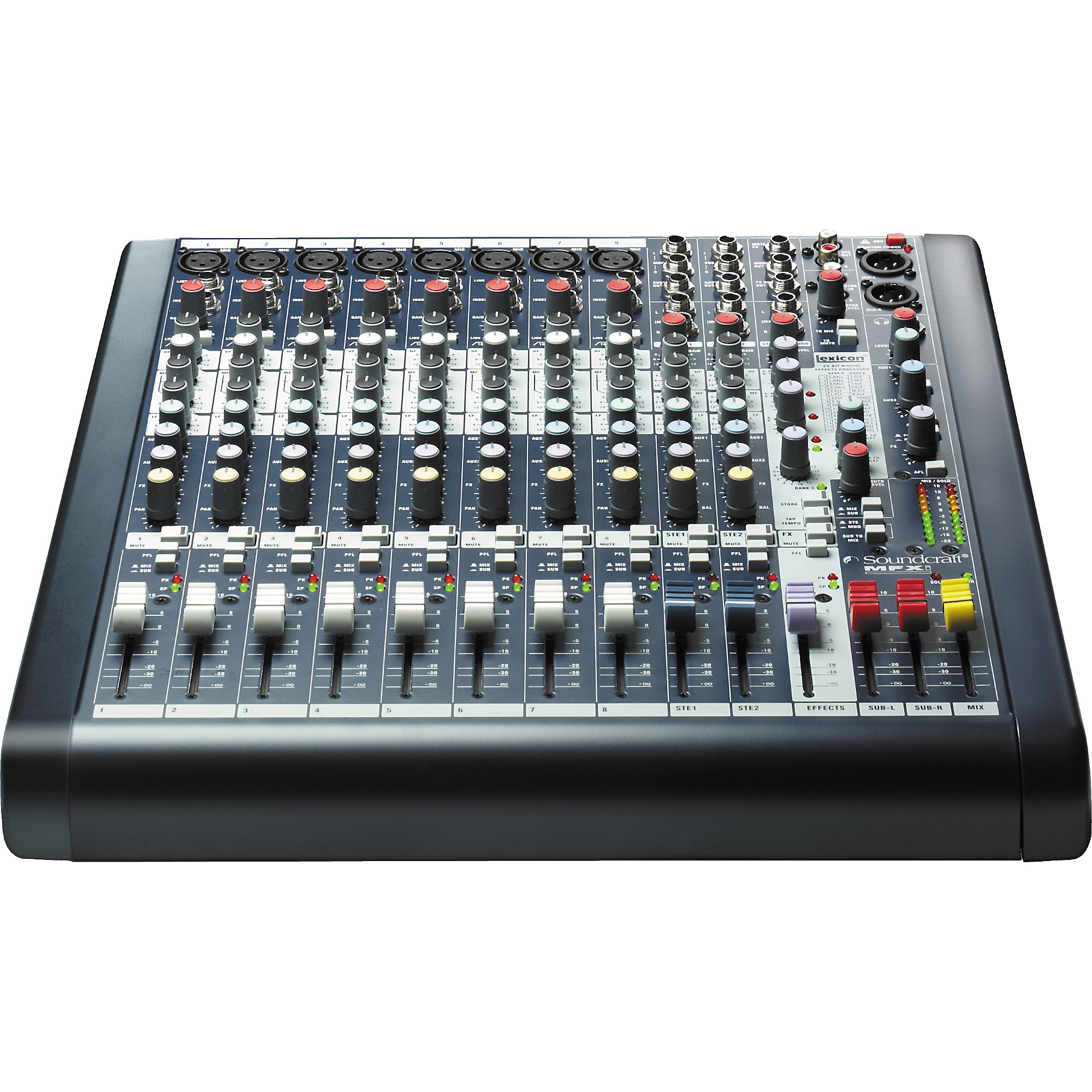 Buy Soundcraft NOTEPAD-8FX; 8CH DESKTOP MIXER W/ USB, 3 BAND