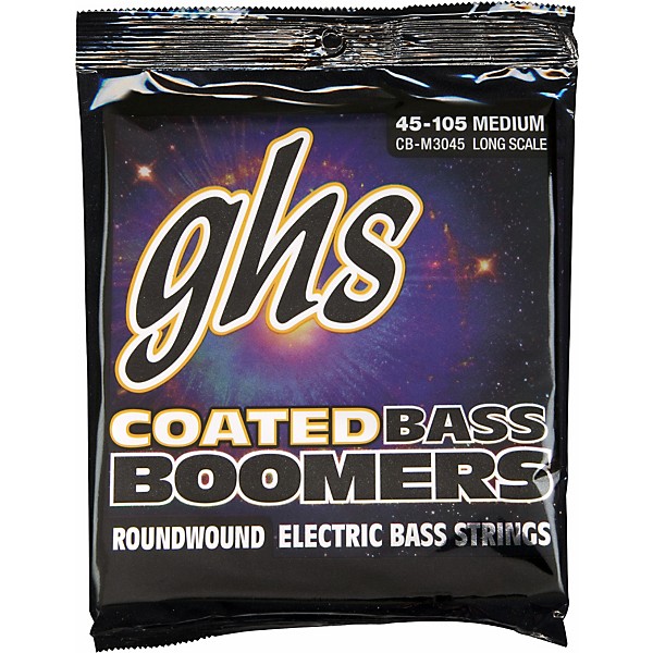 GHS M3045 Coated Boomers Medium Bass Strings