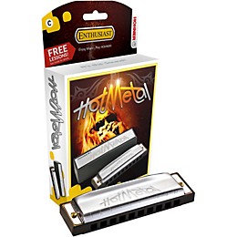 Hohner 572 Hot Metal Harmonica F