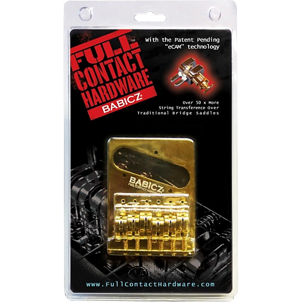 Full Contact Hardware Telecaster Bridge Gold