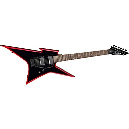 B.C Rich エレキギター IRON BIRD B.C. Rich Ironbird Standard Electric Guitar Onyx with Red Bevels