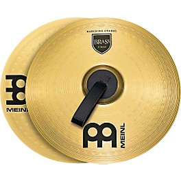 MEINL Brass Marching Medium Cymbal Pair 14 in.