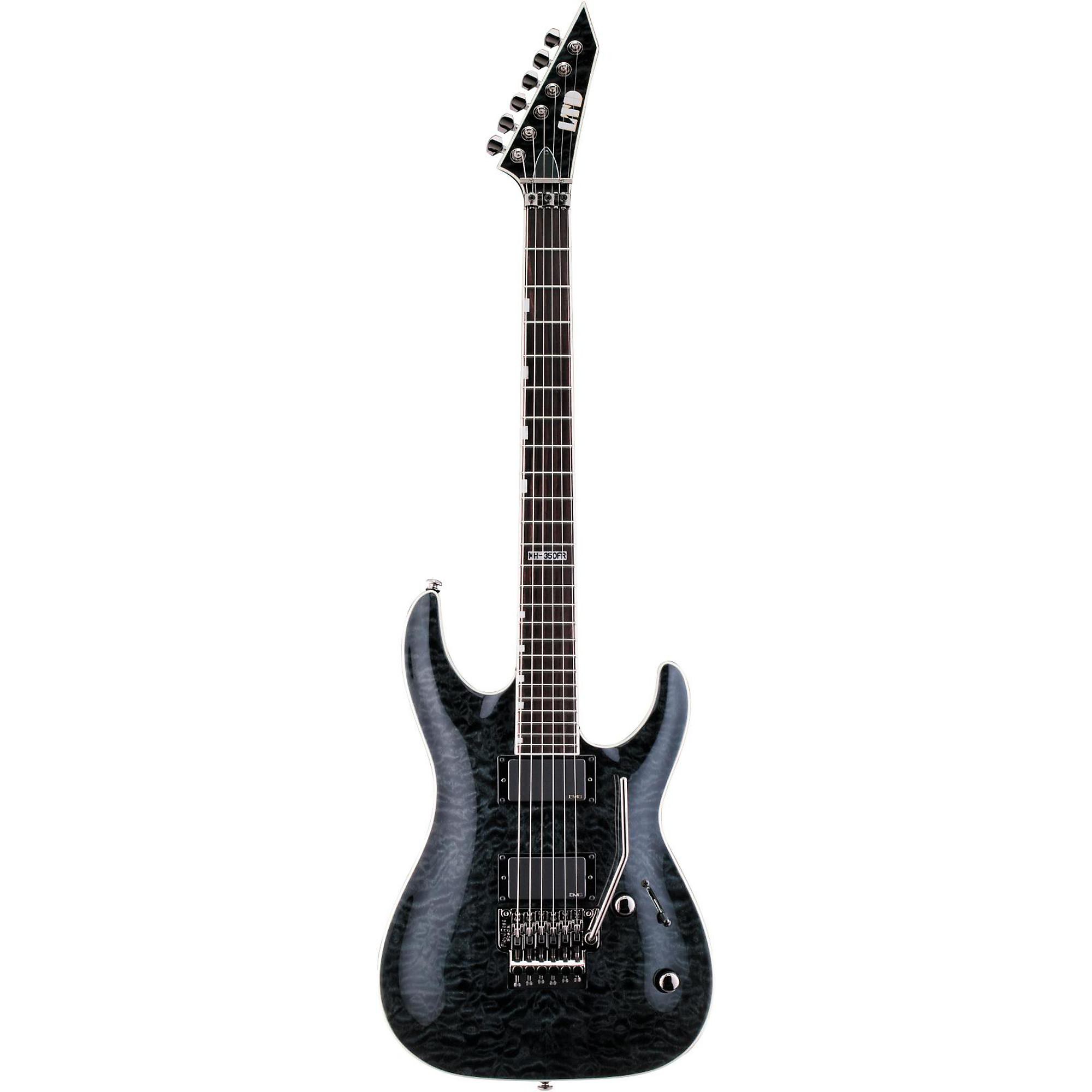 Open Box ESP LTD MH-350FR Electric Guitar See-Thru Black