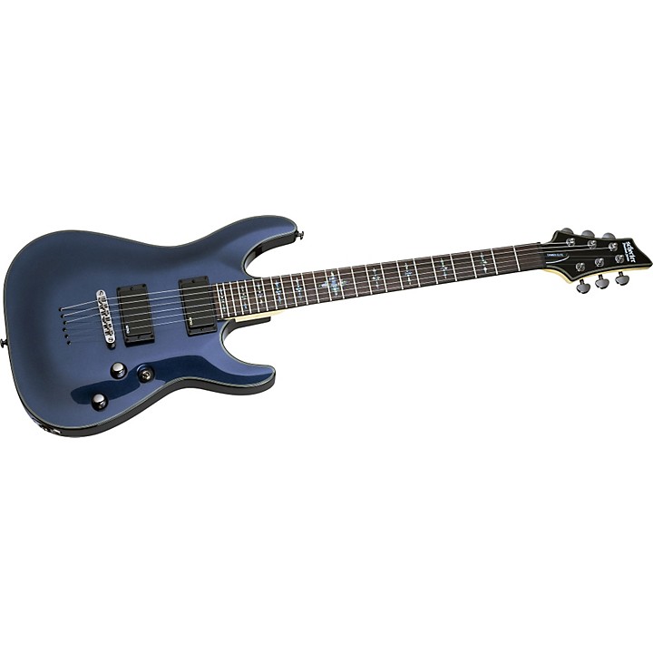 最新のデザイン Metallic Dark Research Guitar Schecter Blue Center Guitar | ギター