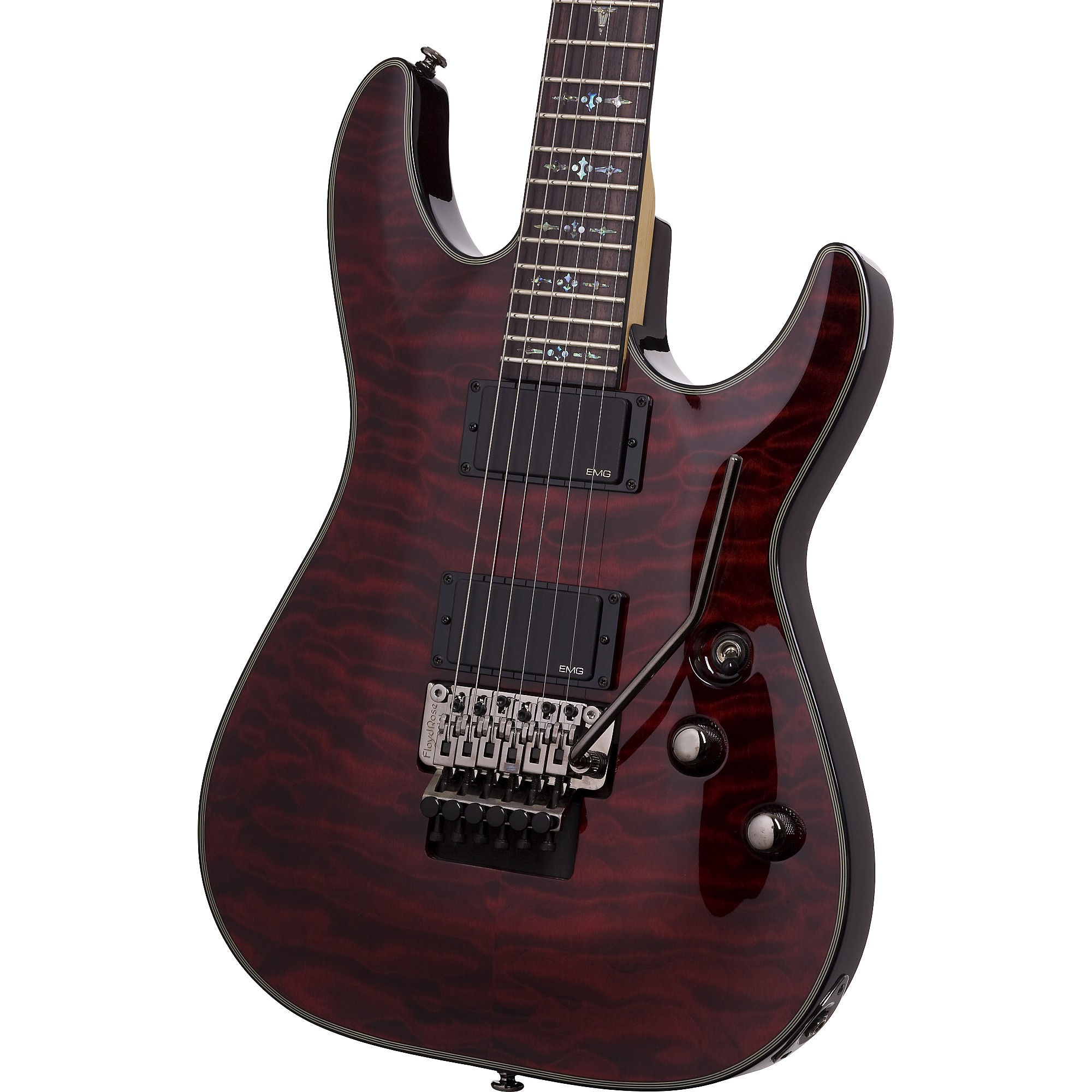 Open Box Schecter Guitar Research Damien Elite FR Electric Guitar