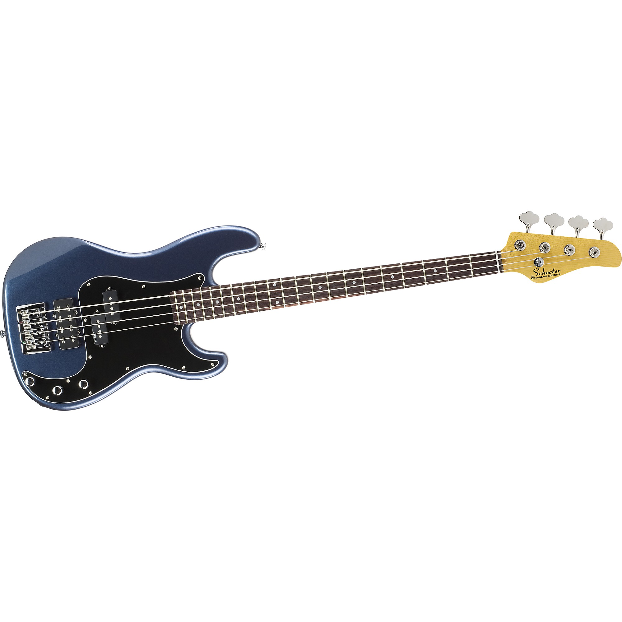 ベース SCHECTER AD-DIAMOND-P CUSTOM 4 Schecter Diamond-P Custom 4-String Bass Gloss Black | Reverb