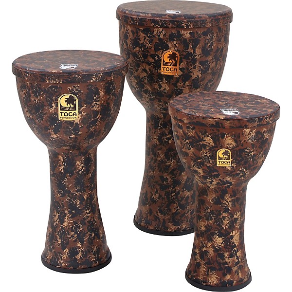 Toca Freestyle Lightweight Djembe Drum 12 in. Earth Tone