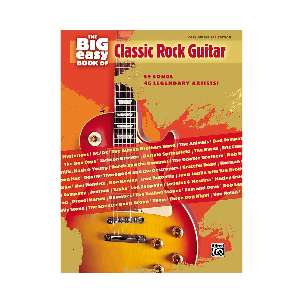 Alfred The Big Easy Book Of Classic Rock Guitar Tab