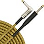 Musician's Gear Tweed Right Angle Instrument Cable Gold 10 ft. thumbnail