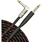 Musician's Gear Tweed Right Angle Instrument Cable Red 10 ft. thumbnail