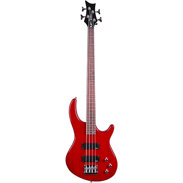 Dean Edge 1 Electric Bass Guitar Transparent Red | Guitar Center