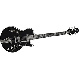Luna Athena Gazelle Electric Guitar Classic Black
