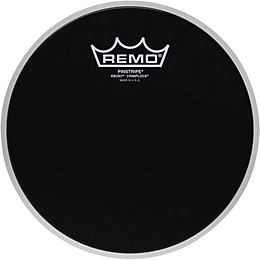 Remo Pinstripe Ebony Crimplock Drum Head 8 in.