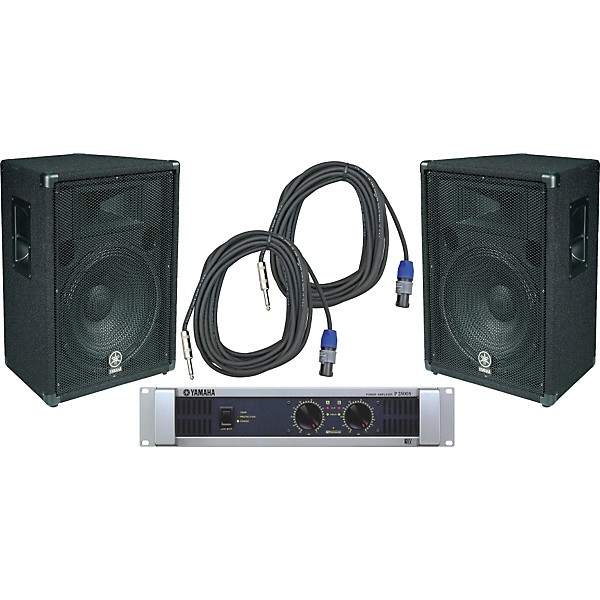 Yamaha BR15 / P2500S Speaker & Amp Package | Guitar Center