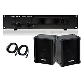 Kustom PA KPC10 / Phonic MAX 1000 Spkr & Amp Package | Guitar Center