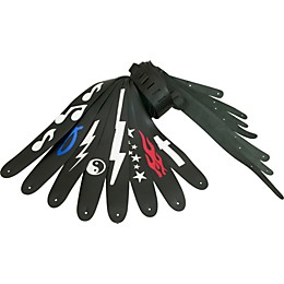 D'Addario Planet Waves Icon Leather Guitar Strap Cross