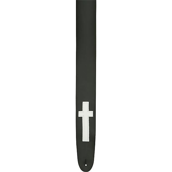D'Addario Planet Waves Icon Leather Guitar Strap Cross