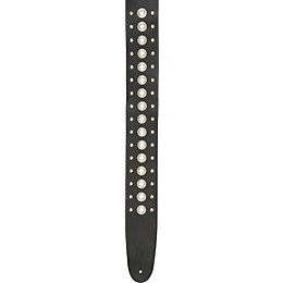 D'Addario Planet Waves Leather Guitar Strap with Grommets and Studs