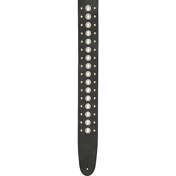 D'Addario Planet Waves Leather Guitar Strap with Grommets and Studs