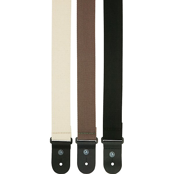 D'Addario Woven Cotton Guitar Strap Black