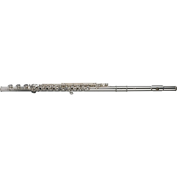 Open Box Pearl Flutes 9701 Maesta Pristine Series Professional Flute Level 2 Inline G, B Foot, C# Trill, D# Roller, Heavy ...