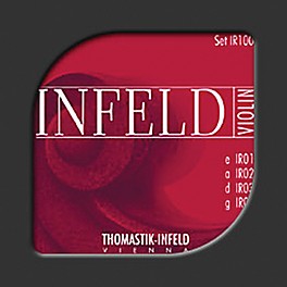 Thomastik Infeld Red Series 4/4 Size Viol... Thomastik Infeld Red Series 4/4 Size Violin Strings 4/4 Size Gold-Plated Steel E