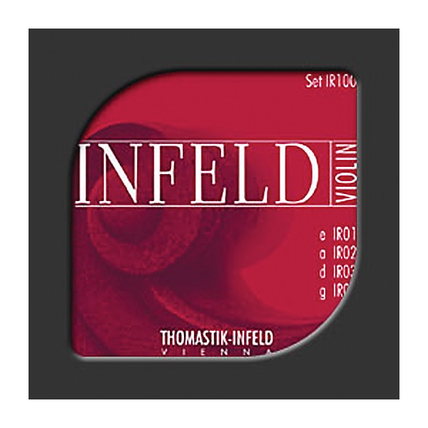Thomastik Infeld Red Series 4/4 Size Violin Strings 4/4 Size Gold-Plated Steel E