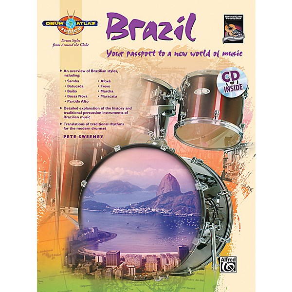 Alfred Drum Atlas: Brazil (Book/CD)