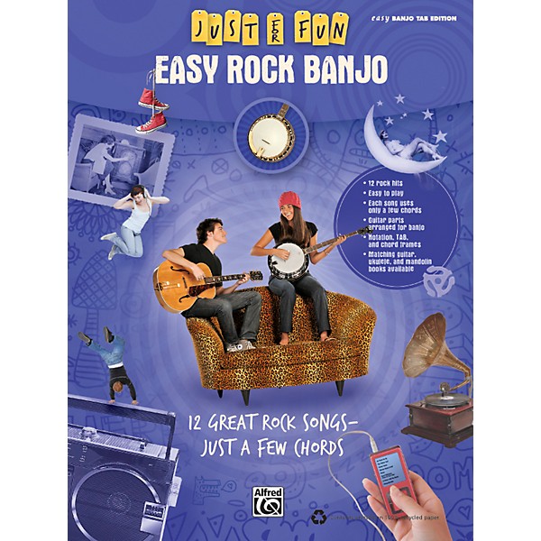Alfred Just for Fun: Easy Rock Banjo (Book)