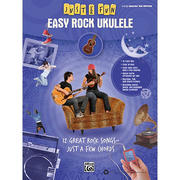 Alfred Just for Fun: Easy Rock Ukulele (Book)