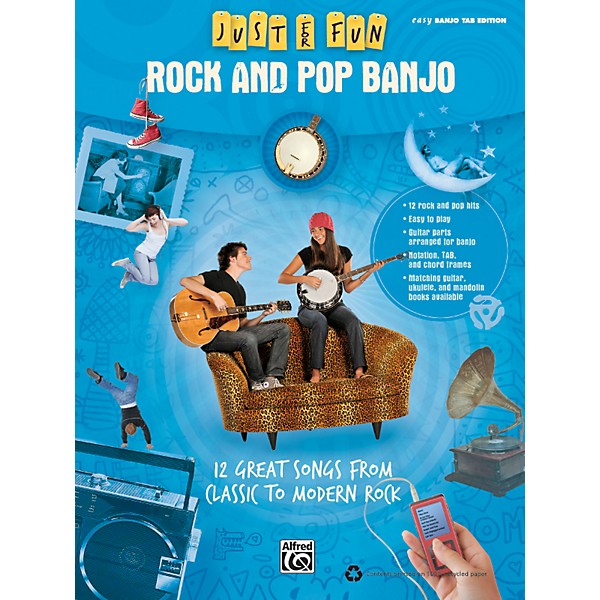 Alfred Just for Fun: Rock and Pop Banjo (Book)