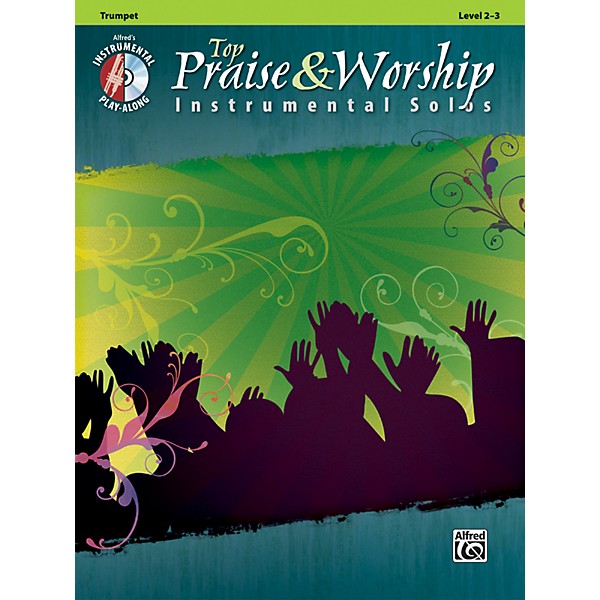 Alfred Top Praise & Worship Instrumental Solos - Trumpet, Level 2-3 (Book/CD)
