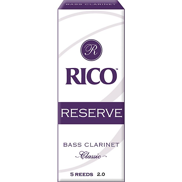 Rico Reserve Classic Bass Clarinet Reeds Strength 2