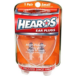 Hearos High Fidelity-Series Long-Term Earplugs (1 Pair)