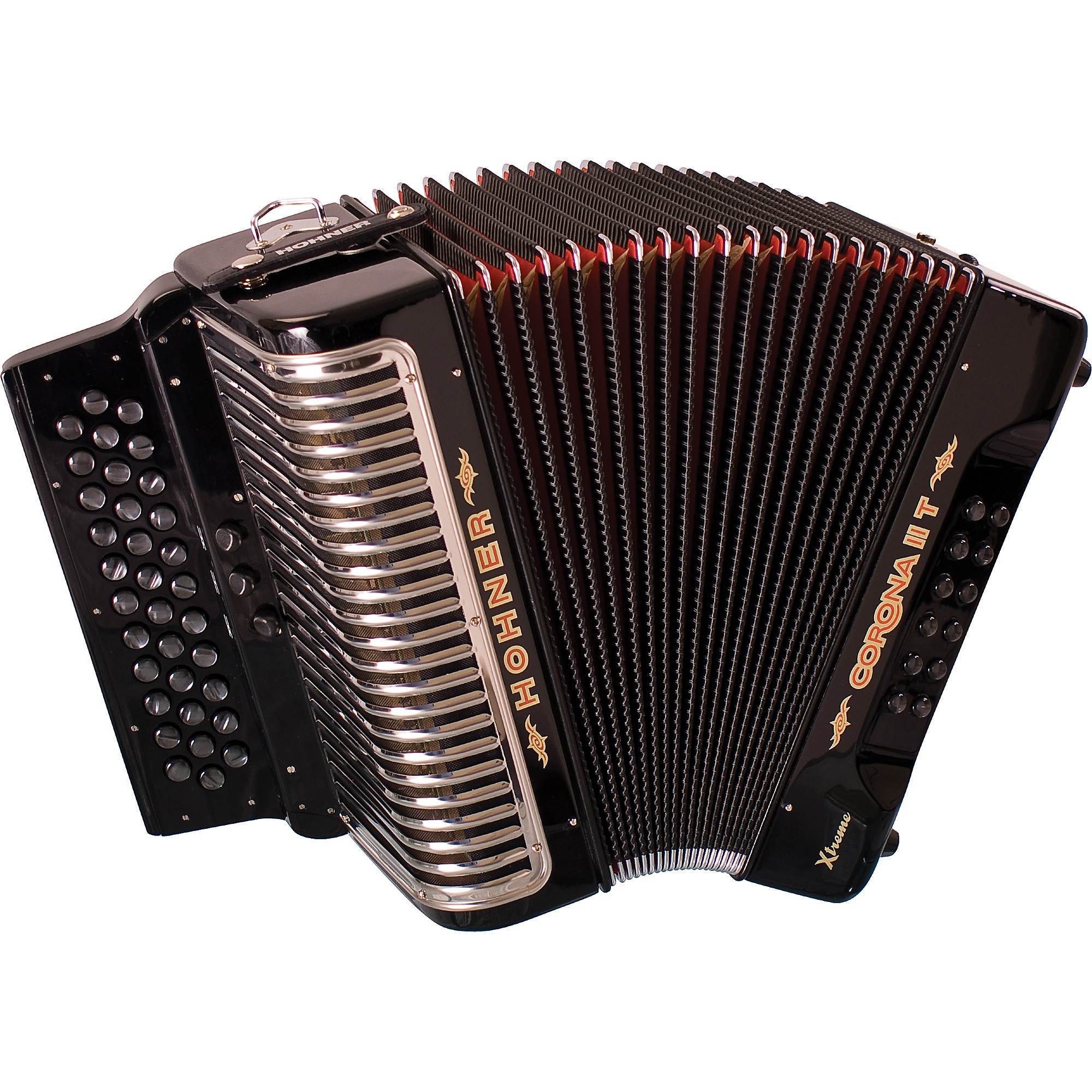Hohner Corona II T Xtreme GCF Accordion Black | Guitar Center