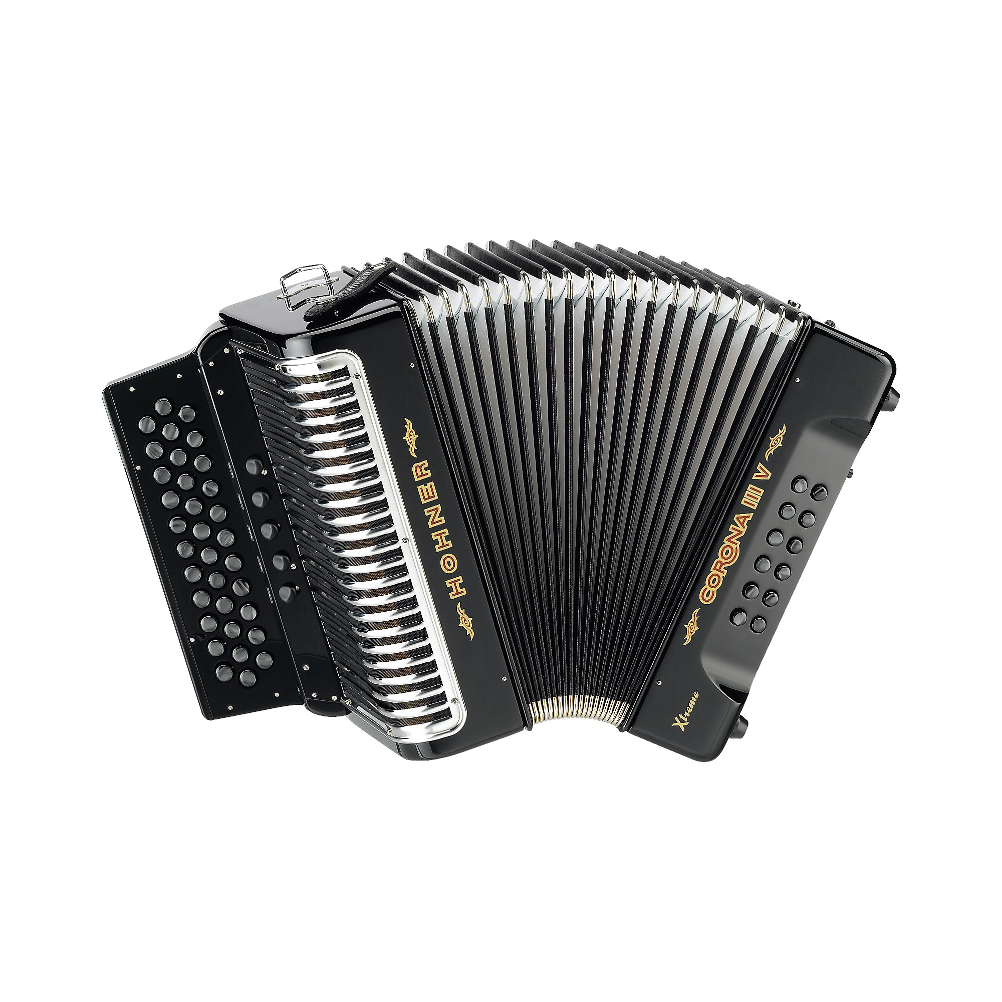その他 CORONA FH-G3617BY(W) Hohner Corona IIIV Xtreme BbEbAb Accordion Black | Guitar Center