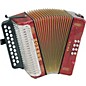 Hohner Erica Two-Row Accordion AD Pearl Red thumbnail