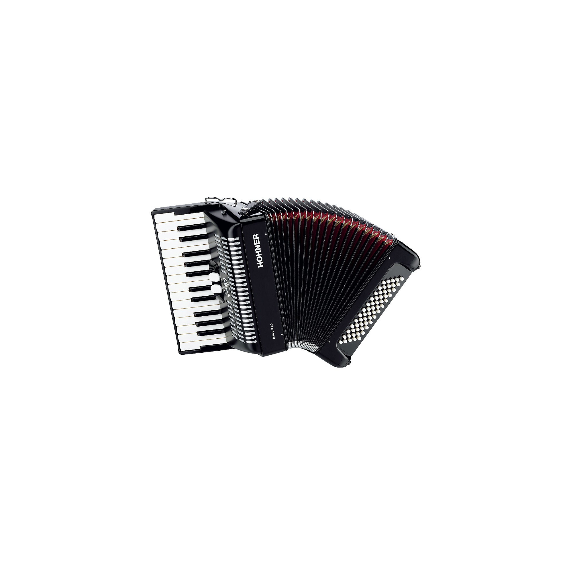 Hohner Bravo Piano Accordion 60 Bass Black | Guitar Center